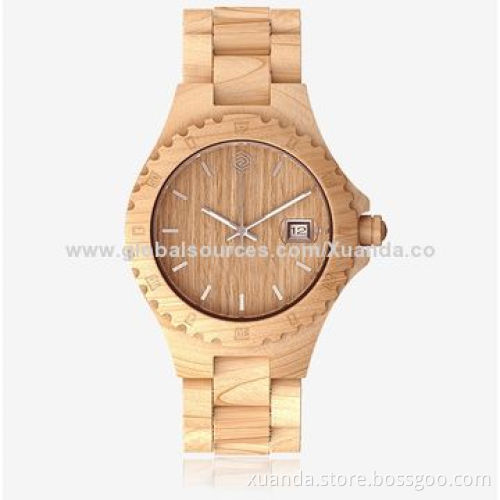 Ladies' wooden watch, natural red sandal wood, very healthy decorations